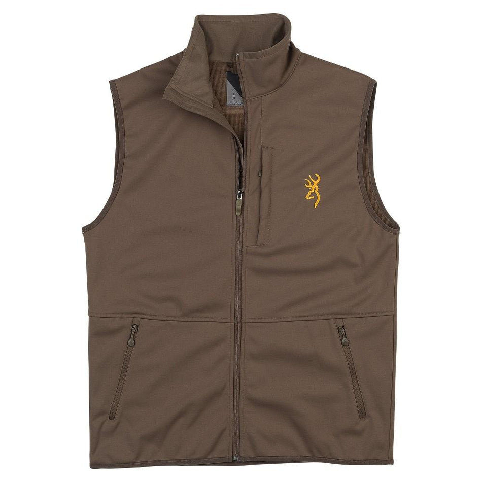 Browning Softshell Vest in Major Brown - Small