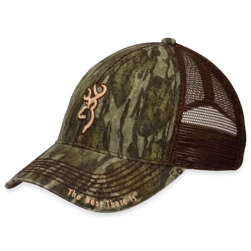 Browning Bozeman Mossy Oak Bottomland Adjustable Outdoor Cap - Low Profile