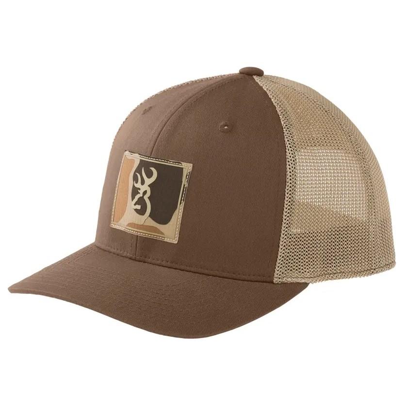 Browning Cypress Flexfit 110 Cap in Major Brown Vintage Tan Camo