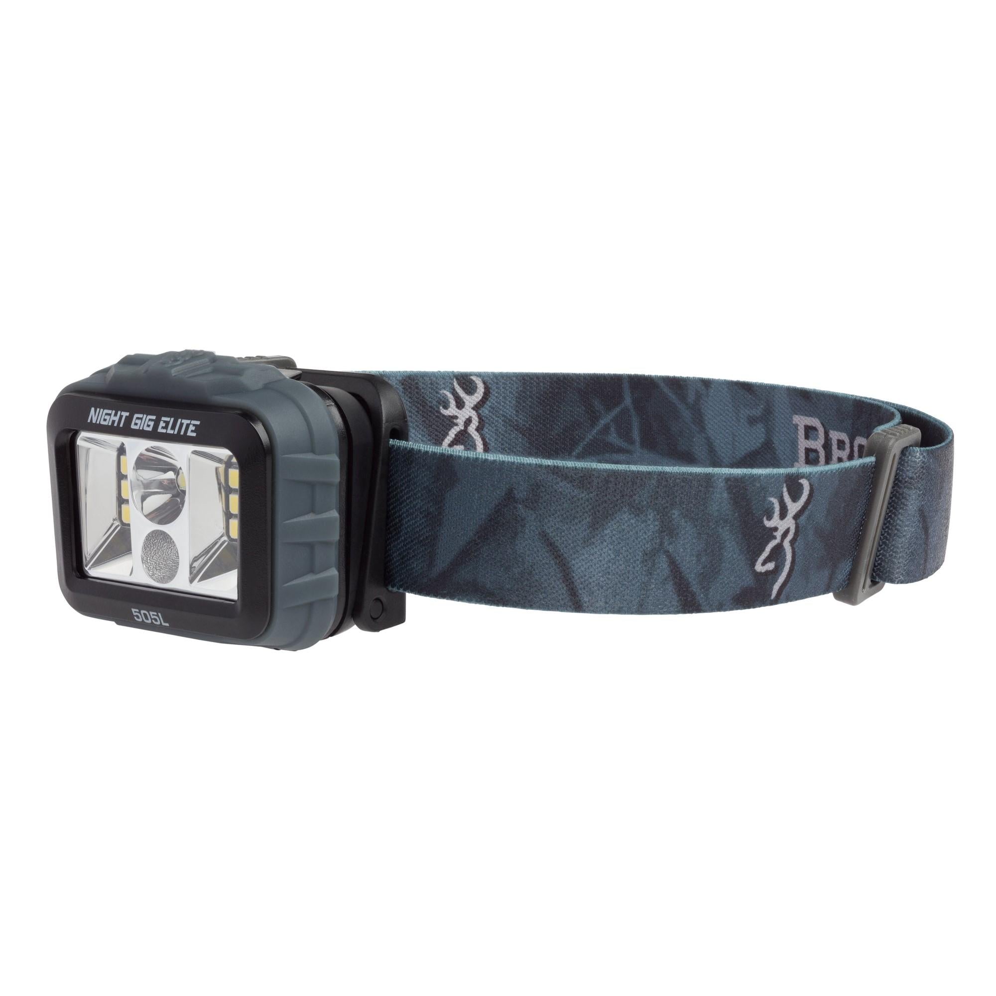 Browning Night Gig Elite Blue 505 Lumen Headlamp with Electronic Lock-Out Mode