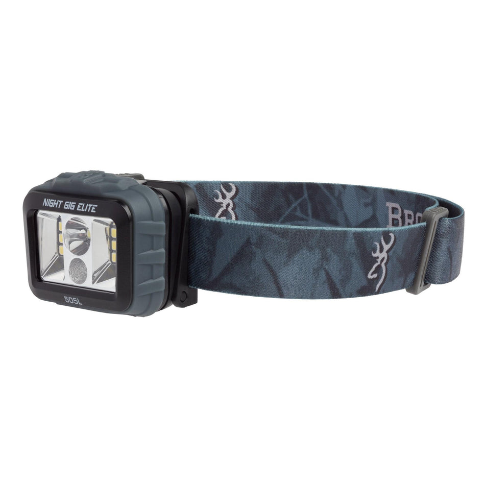 Browning Night Gig Elite Blue 505 Lumen Headlamp with Electronic Lock-Out Mode