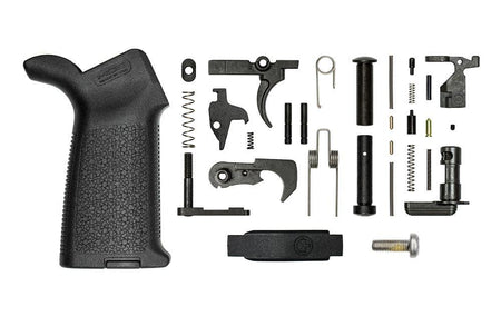 Aero Precision AR15 Lower Parts Kit with Magpul MOE Grip and MOE Trigger Guard Black