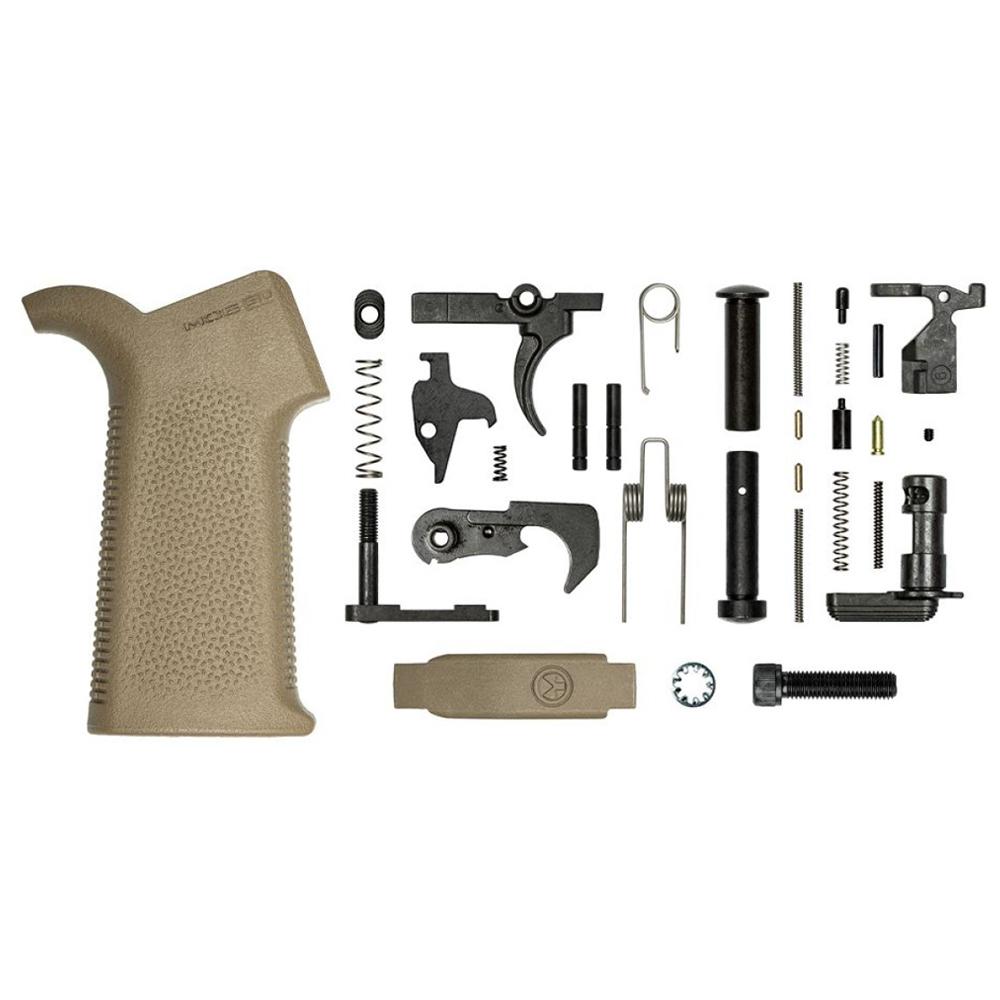 AR15 Lower Parts Kit with Magpul MOE SL - FDE Finish