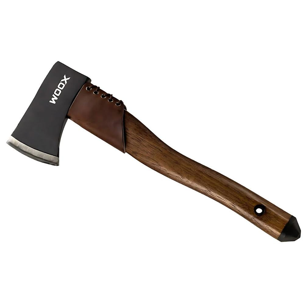 WOOX Ax1 Tomahawk Axe Blued Finish Walnut with Steel Diamond Pommel
