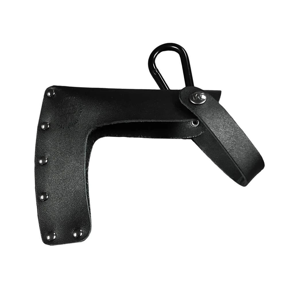 WOOX Volante Axe Blade Protection Sheath Heavy Duty Leather & Carabiner
