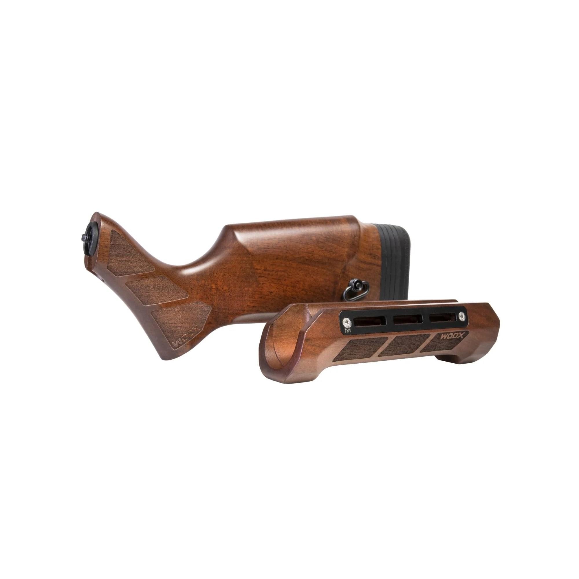 WOOX Gladiatore Walnut Stock Forend Combo Kit Mossberg 500 6.75in Action Tube