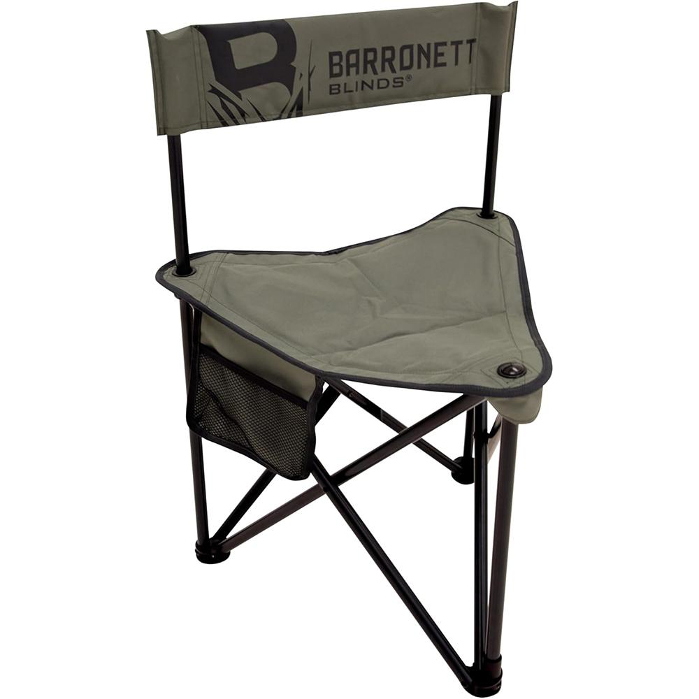Barronett Blinds Grey Aluminum XL Chair for Hub Blind 18in Seat Height