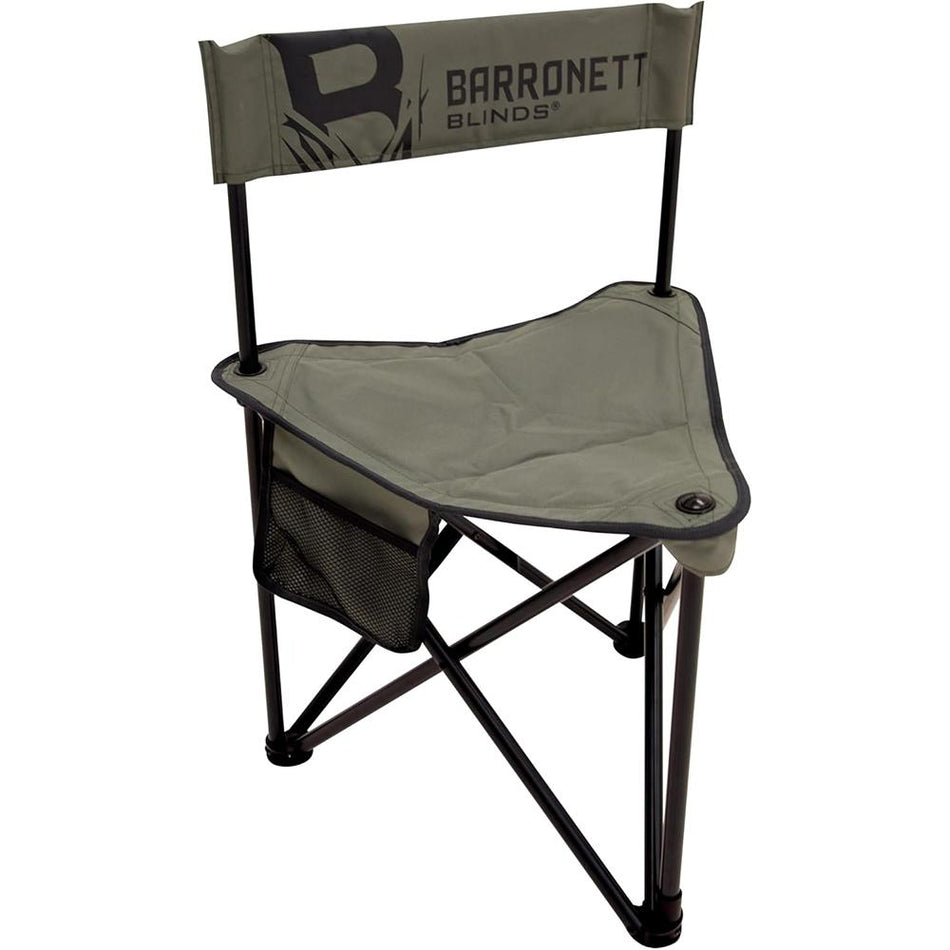 Barronett Blinds Grey Aluminum XL Chair for Hub Blind 18in Seat Height
