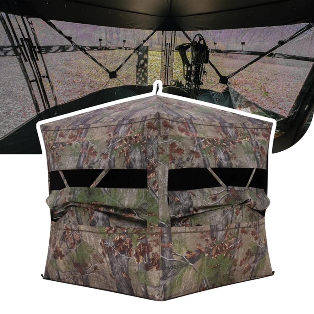 Barronett Grandview Ground Blind Bloodtrail Backwoods Camo with Panoramic Windows