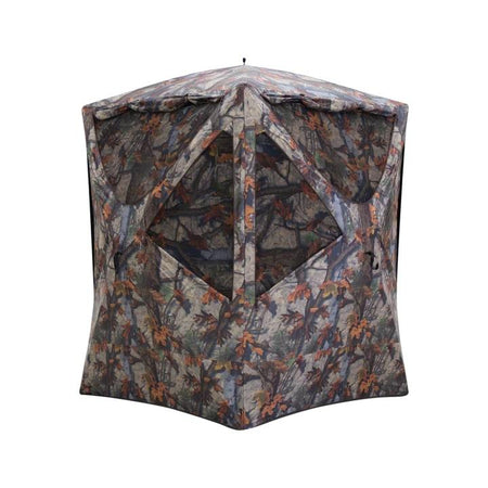 Barronett Prowler 300 Ground Blind Bloodtrail Woodland Camo with Shoot-Through Mesh Windows