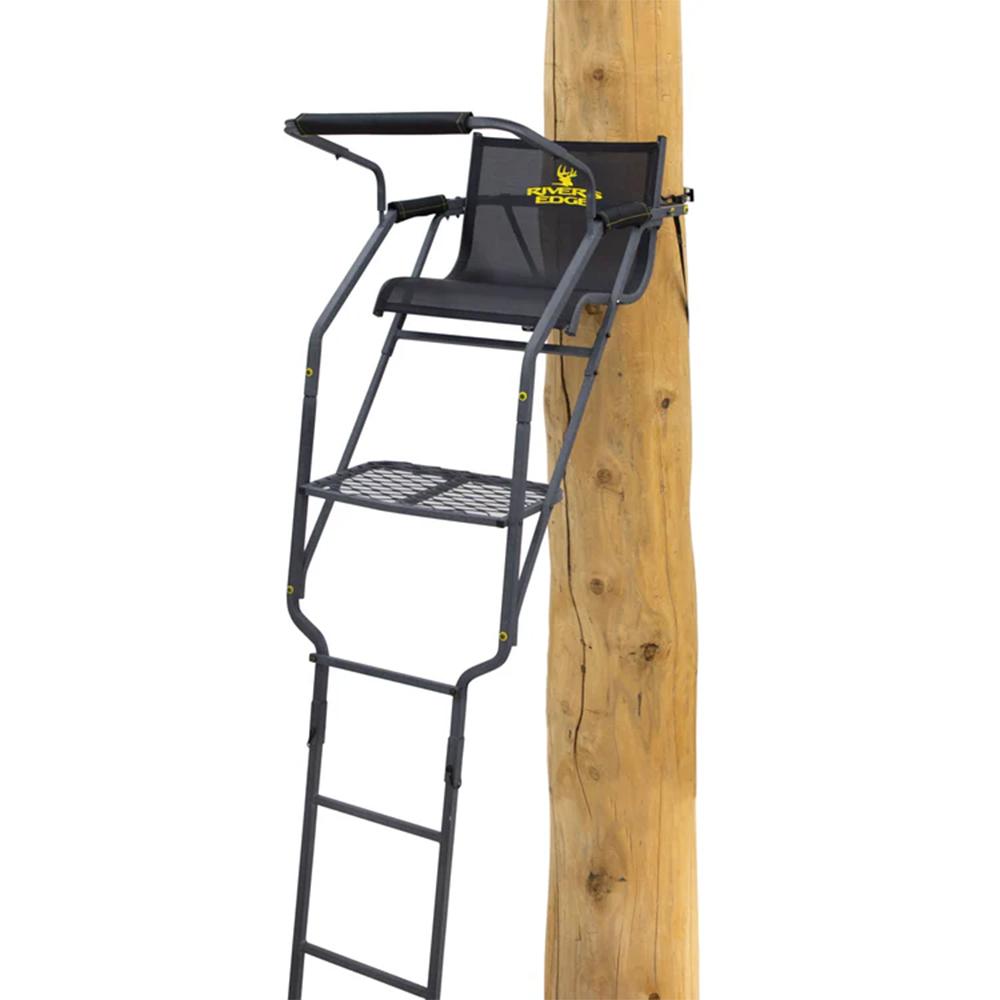River's Edge Relax Wide Mesh Seat Ladder Stand