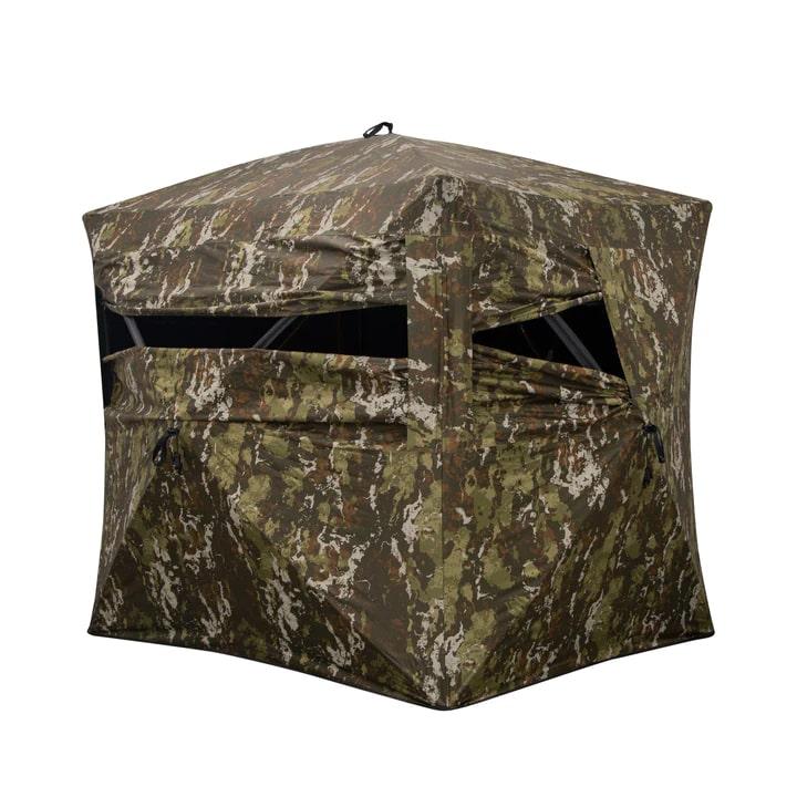 Barronett Wide Side 95 Ground Blind Water-Resistant Crater Harvest Camo