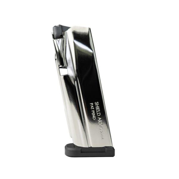 Shield Arms S15 Gen 3 15-Round 9mm Luger Electroless Nickel Finish Magazine