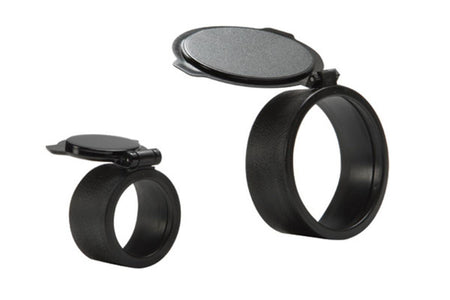 Quake Bushwacker 270 Riflescope Optic Cover – Matte Black, Size 4