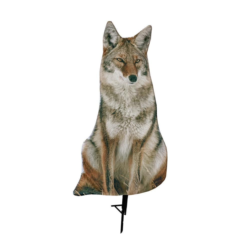 Montana Decoy Sitting Coyote Decoy with Included Leg Pole
