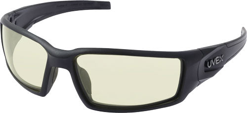 Howard Leight Hypershock Ballistic Glasses Black Frame Amber Lens