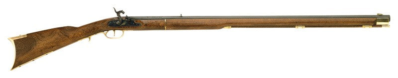 Traditions Kentucky Pistol Single Shot 50 Caliber Percussion 10" Blued Barrel Color Case Hardened Frame Walnut