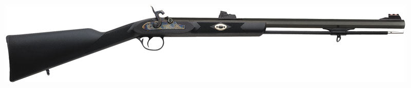Traditions R3300850 Deerhunter .50 Cal 24" Percussion Muzzleloader Blued Barrel Black Synthetic