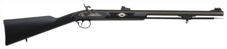Traditions R3300850 Deerhunter .50 Cal 24" Percussion Muzzleloader Blued Barrel Black Synthetic