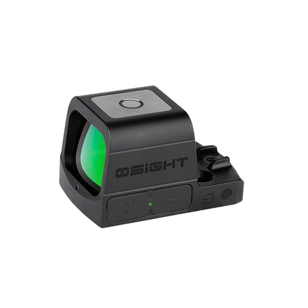 Osight S 1x Magnetic Charging Red Dot Sight 2 MOA Dot 32 MOA Circle Black