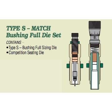 Redding Type S Match Bushing Full Die Set .24 Nosler Reloading