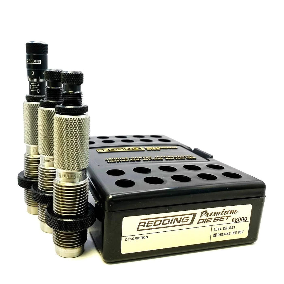 Redding 28 Nosler Premium Series Deluxe Die Set with Carbide Size Button