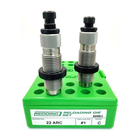 Redding 22 ARC Full Length Die Set Bottleneck Cases