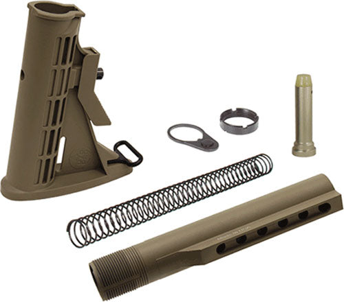 UTG AR-15 6-Pos Mil-Spec Stock Assembly with Buffer Flat Dark Earth