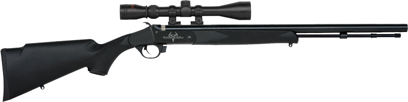 Traditions Buckstalker XT Redi-Pak .50 Cal Muzzleloader 24" Blued Synthetic Scope/Accessories