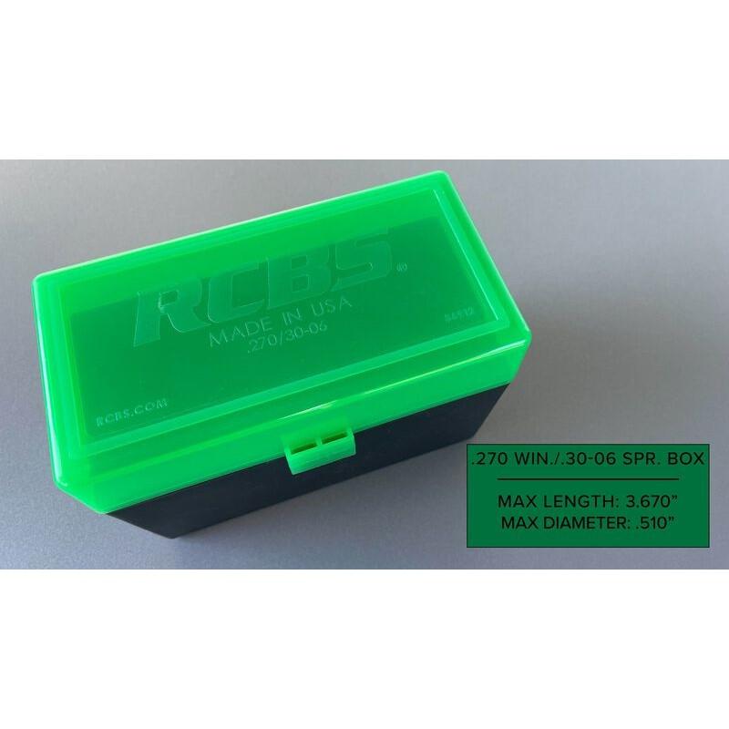 RCBS Stackable Impact-Resistant Ammunition Box .270 Win 50ct