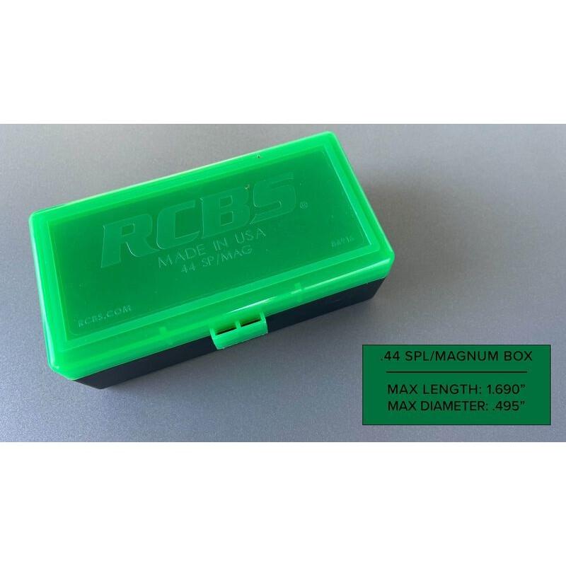 RCBS Stackable .44 Magnum Impact-Resistant Ammunition Box 50ct