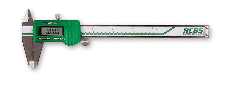 RCBS Hardened Stainless Steel Electronic Digital Caliper 6-Inch Range