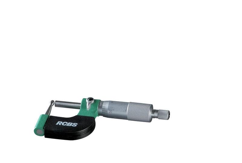 RCBS 0-1" Vernier Ball Micrometer for Reloading Case Necks