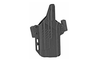 Raven Concealment Perun LC Modular OWB Holster for Gen 5 Glock 17/19 with TLR-1 HL, Black, Ambidextrous
