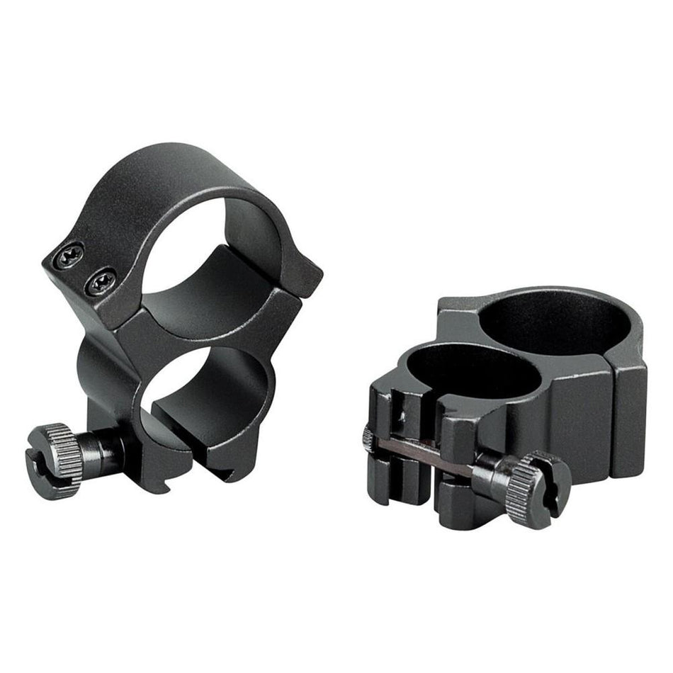 Redfield See-Thru 3/8" Dovetail Scope Rings for .22 Cal Receivers Black 2/ct