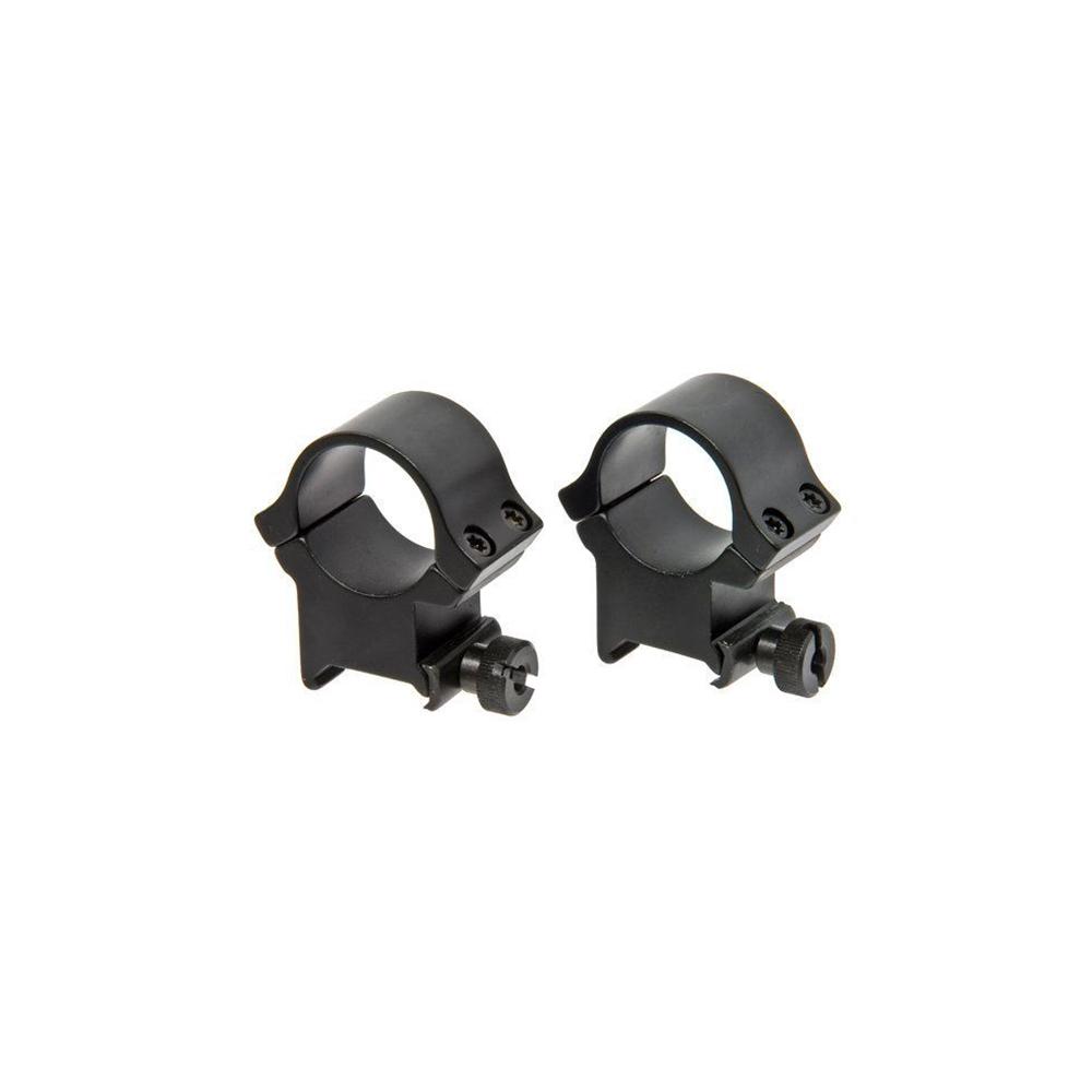 Redfield Matte 4-Hole Aircraft Aluminum Scope Rings 1-Inch High