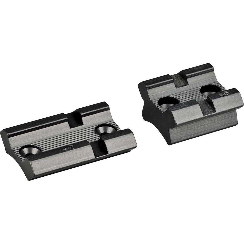 Redfield Aluminum Cross-Lock Scope Base Pair Mauser 98 Matte Black