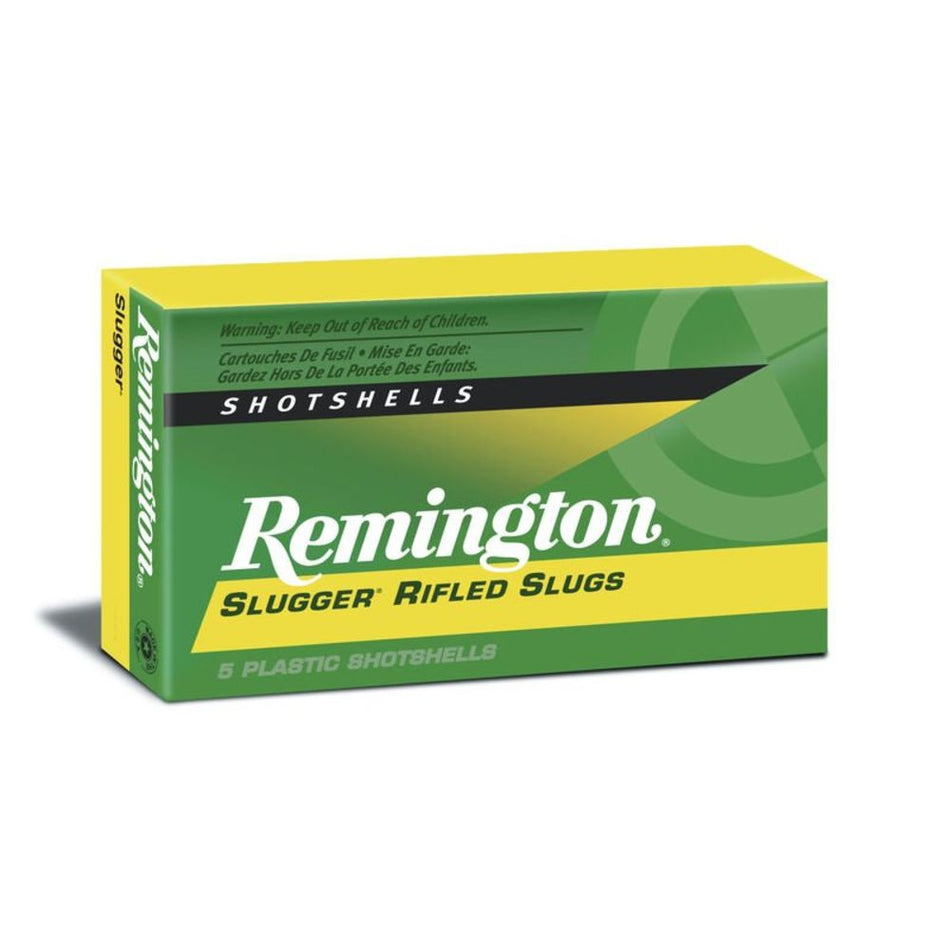 Remington 20270 Slugger Hunting 12 Gauge 3 1oz #Rifled Slug 1760 fps
