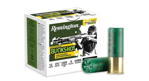 Remington Express 9 Pellets Shotgun Ammo 12 Gauge 2.75 in 1-1/8 oz 00 Buck