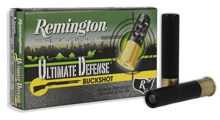 Remington Ultimate Defense 4 Pellets Shotgun Ammo .410 Bore 2.5 in 2/3 oz 000 Buck