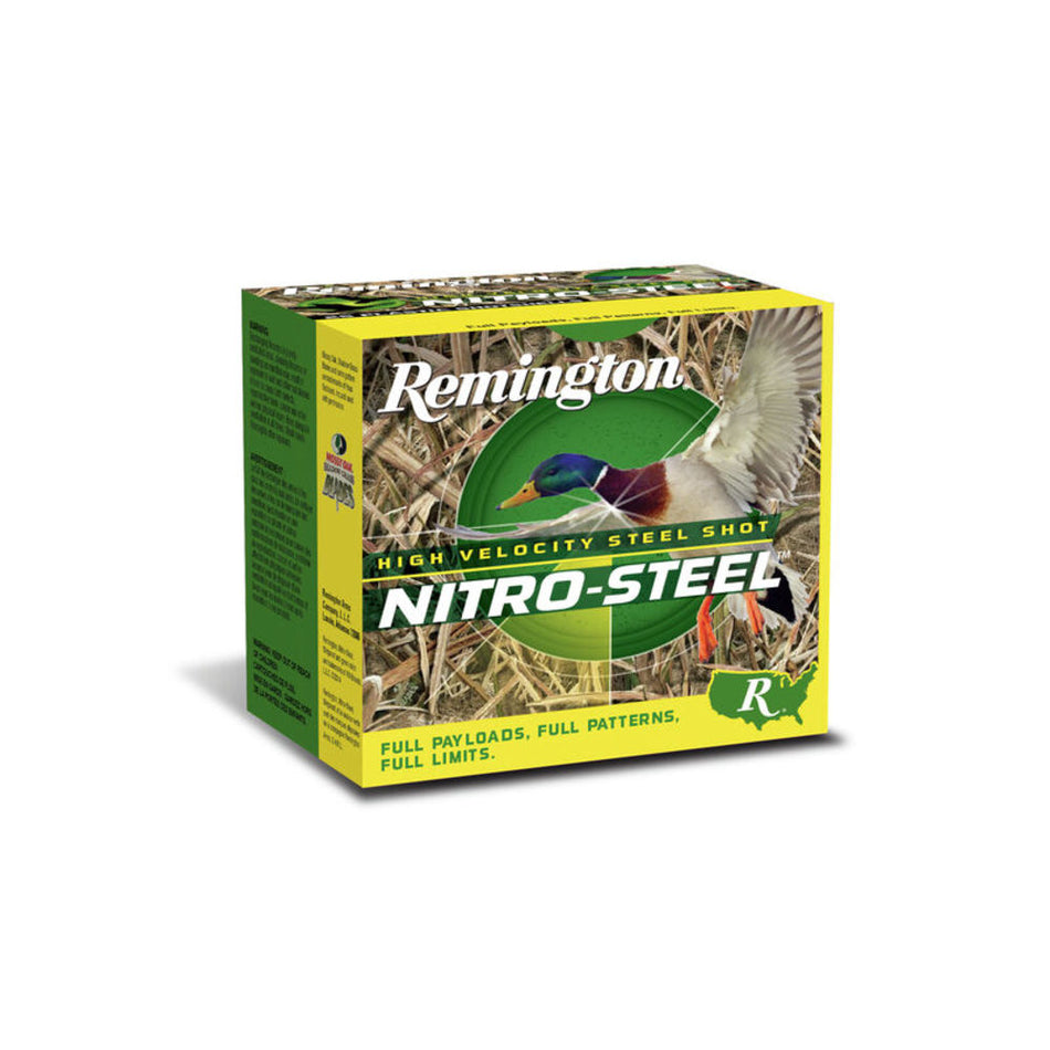 Remington 20802 Nitro-Steel High Velocity 12 Gauge 3 1-1/4oz #4 1450 fps