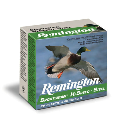 Remington 20934 Sportsman Hi-Speed Steel 12 Gauge 2-3/4 1-1/8oz #2 1375 fps