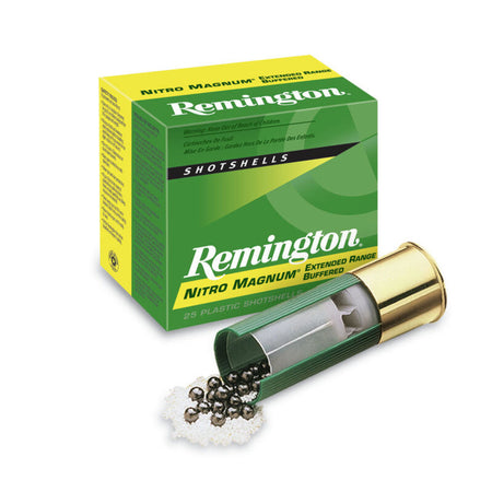 Remington Nitro Magnum Extended Range Buffered Upland Shotgun Ammo 12 Gauge 3 in 1-7/8 oz #6