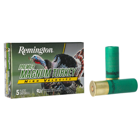 Remington Premier Magnum Turkey High Velocity Turkey Shotgun Ammo 12 Gauge 3 in 1-3/4 oz #4