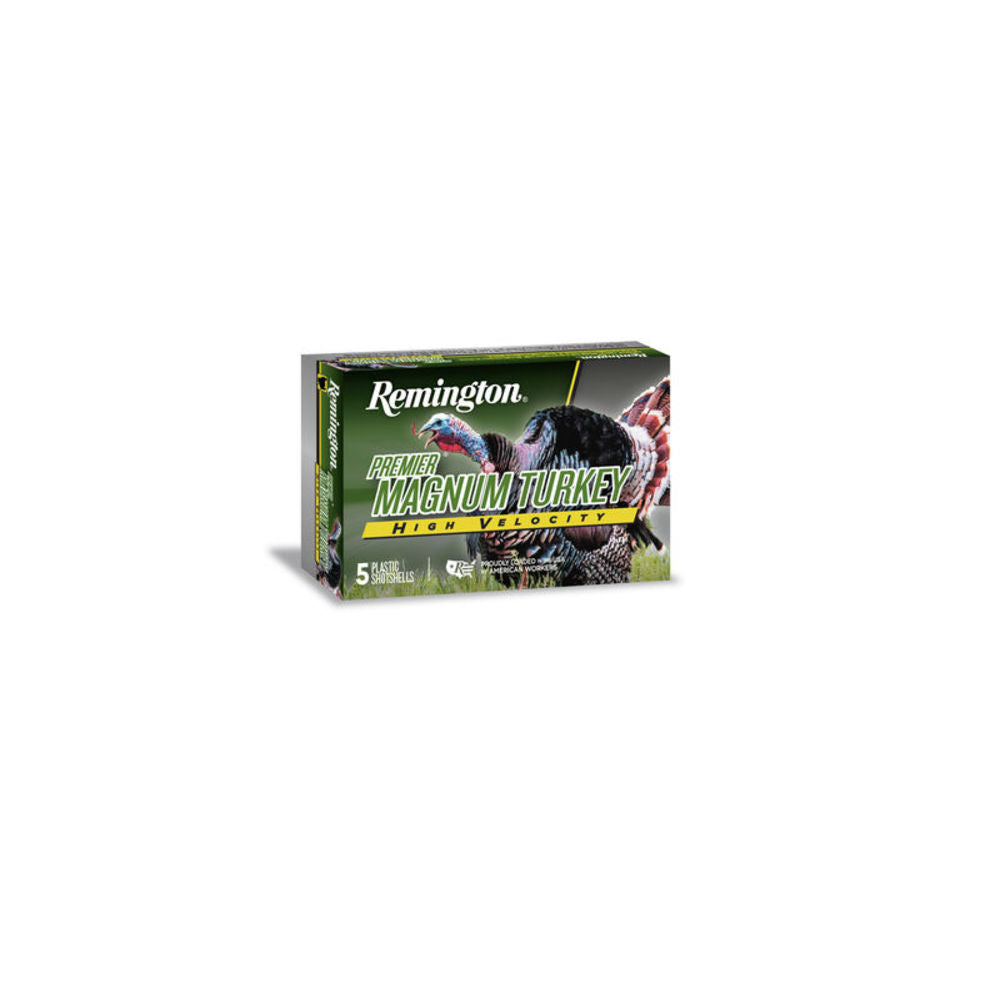 Remington 28031 Premier Magnum Turkey High Velocity 12 Gauge 3 1-3/4oz #5 1300 fps
