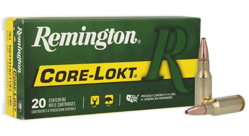 Remington Core-Lokt .30 Remington AR 150 grain Pointed Soft Point ammunition
