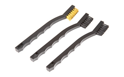 Remington Bore Brush 3-Piece Set Bronze and Nylon Bristle Gray Handle 8-32 Threads R16249