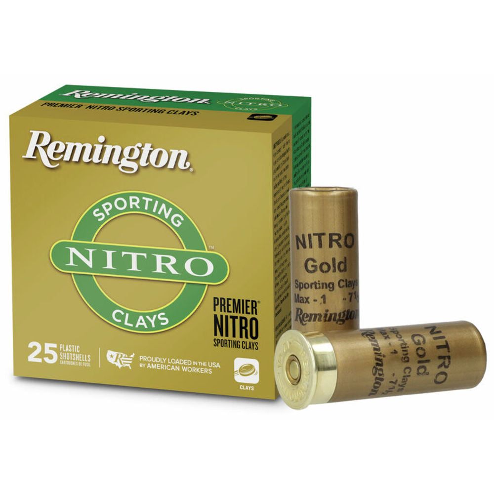 Remington Premier Nitro Gold Sporting Clay Shotgun Ammo 12 Gauge 2.75 in 1 oz #7.5
