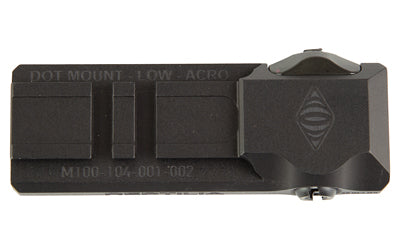 Reptilia DOT Mount Black, For Aimpoint Acro, Low Height, Anodized 7075 Aluminum 100-256