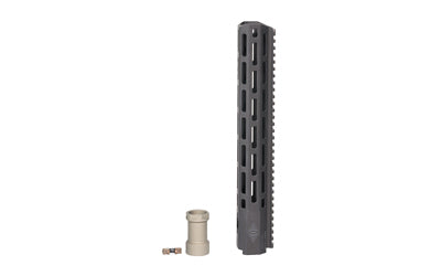 Reptilia AR15 M-LOK 15-Inch Handguard, 7075-T6 Aluminum, Hard Anodize, Black 100-339